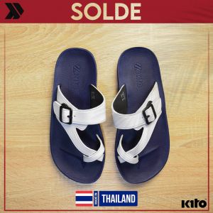 CLAQUETTE AA51M WHITE-NAVY BLUE KITO