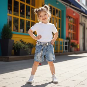 SHORT JEANS BLEU 'OLL SHON BY YOU' 002