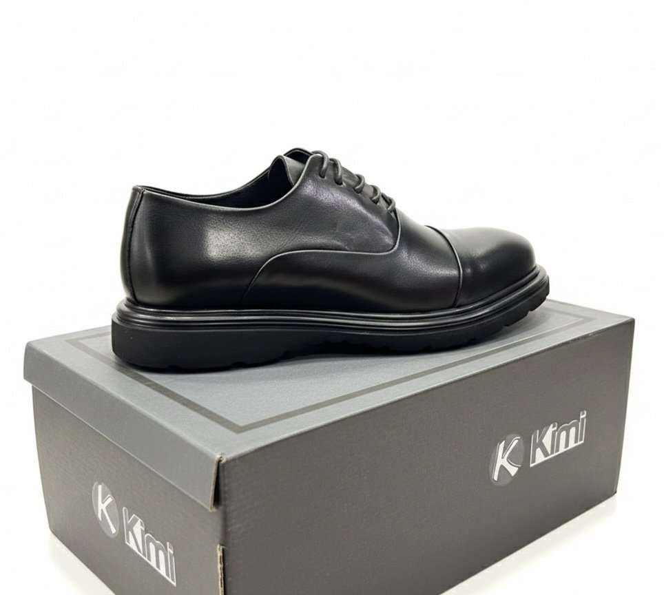 حذاء kimi كلاسيكي من الجلد الطبيعي – الأناقة الرسمية والراحة المثالية في خطوة واحدة
