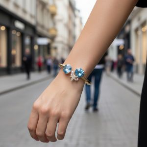 Bracelet ronde bleu