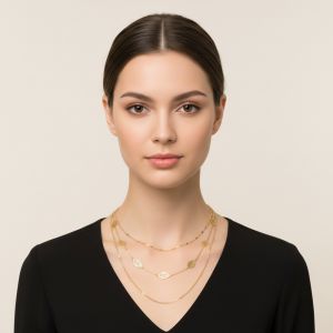 collier triple chaine N67