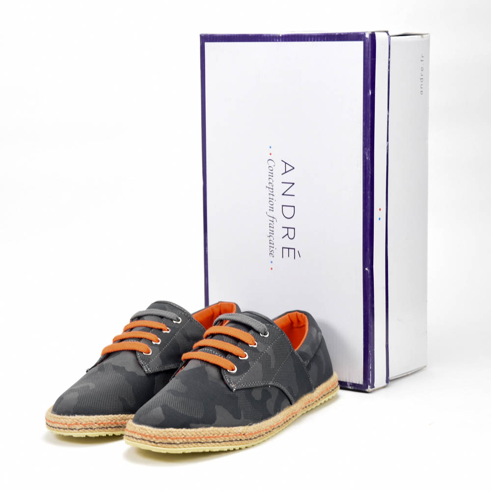 ANDRÉ ESPADRILLE HOMME LIANE GRIS