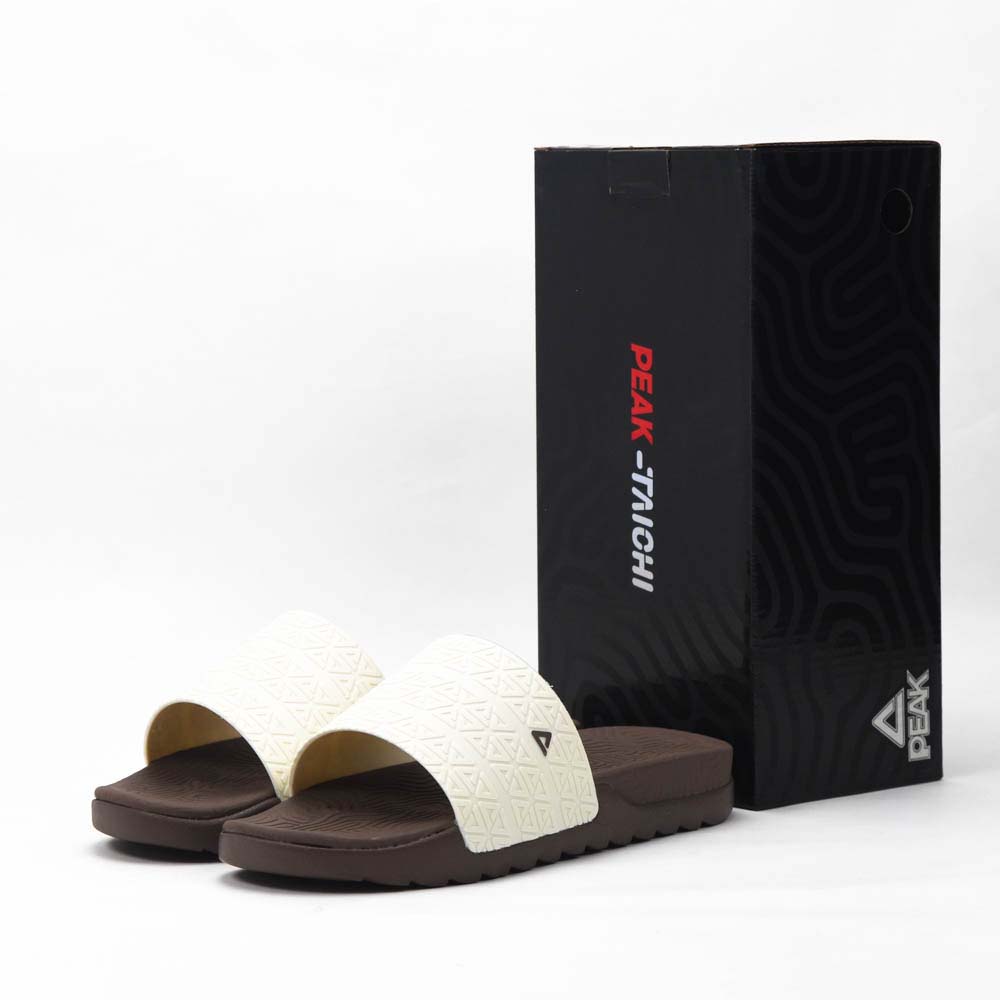 Peak Taichi Slippers White Black Red